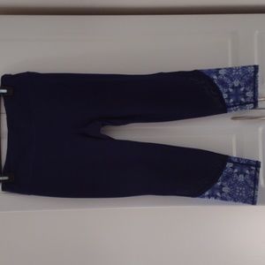 Blue Gaiam Yoga Workout Pants